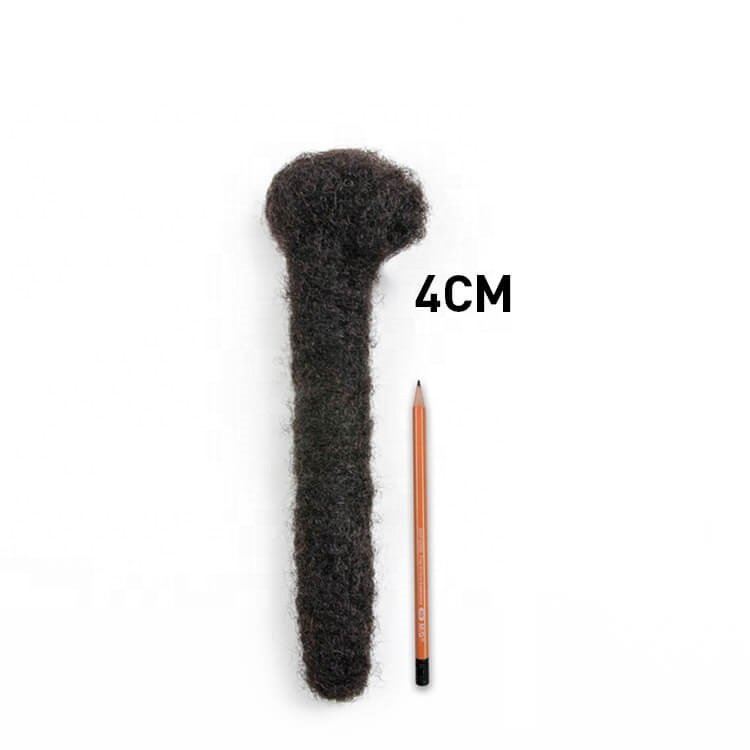 Human Hair Jimboo Wicks Huge Afro Kinky Locs Extension Wild Dreadlocks Style for Man Wicks Extension