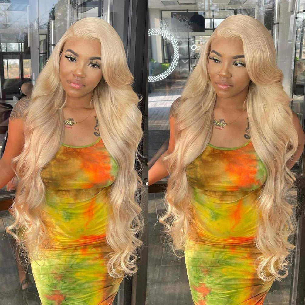 XBL US Warehouse Mink Brazilian Hair Raw Virgin Cuticle Aligned Hair 613 Blonde Body Wave Human Hair Weaving Bundles Vendor