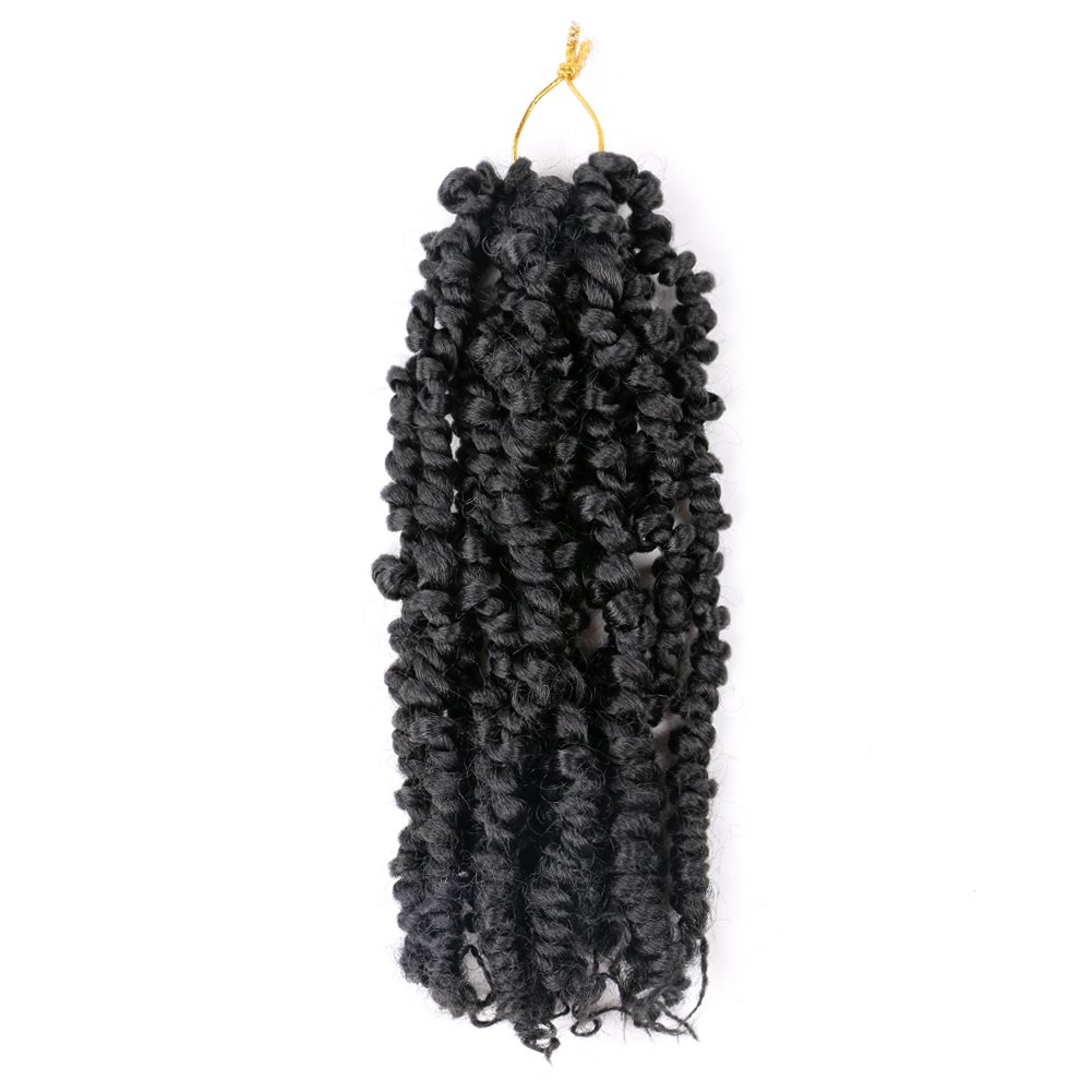 Passion Twist Hair 10 Inch Pre-twisted Passion Twist Crochet Hair Short Curly Crochet Braids Freetress Water Wave Crochet hair