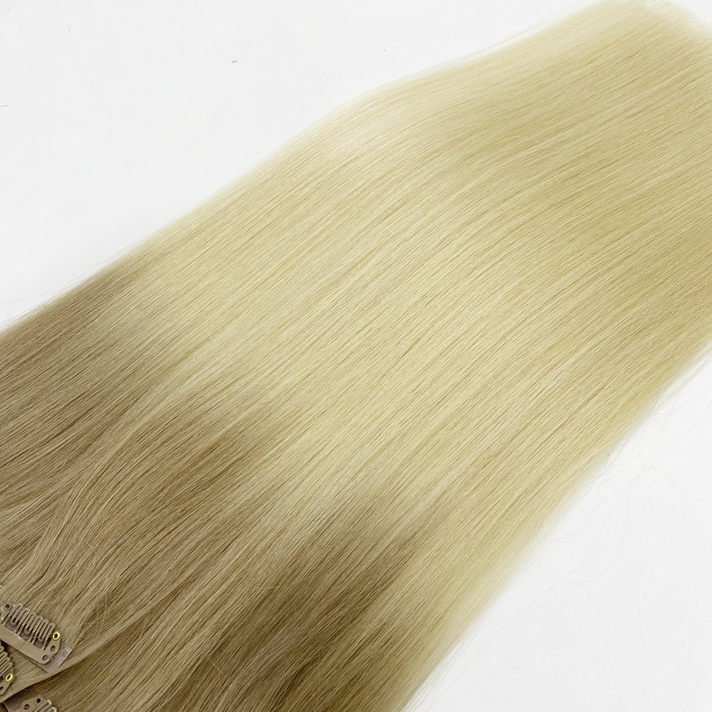 New trend thin and comfortable clip-ins seamless clip in hair extensions 100% human hair
