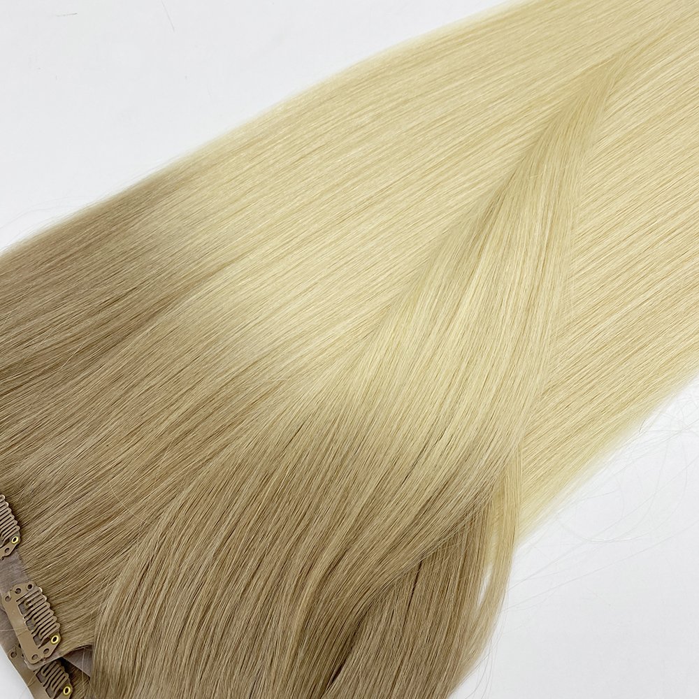 New trend thin and comfortable clip-ins seamless clip in hair extensions 100% human hair