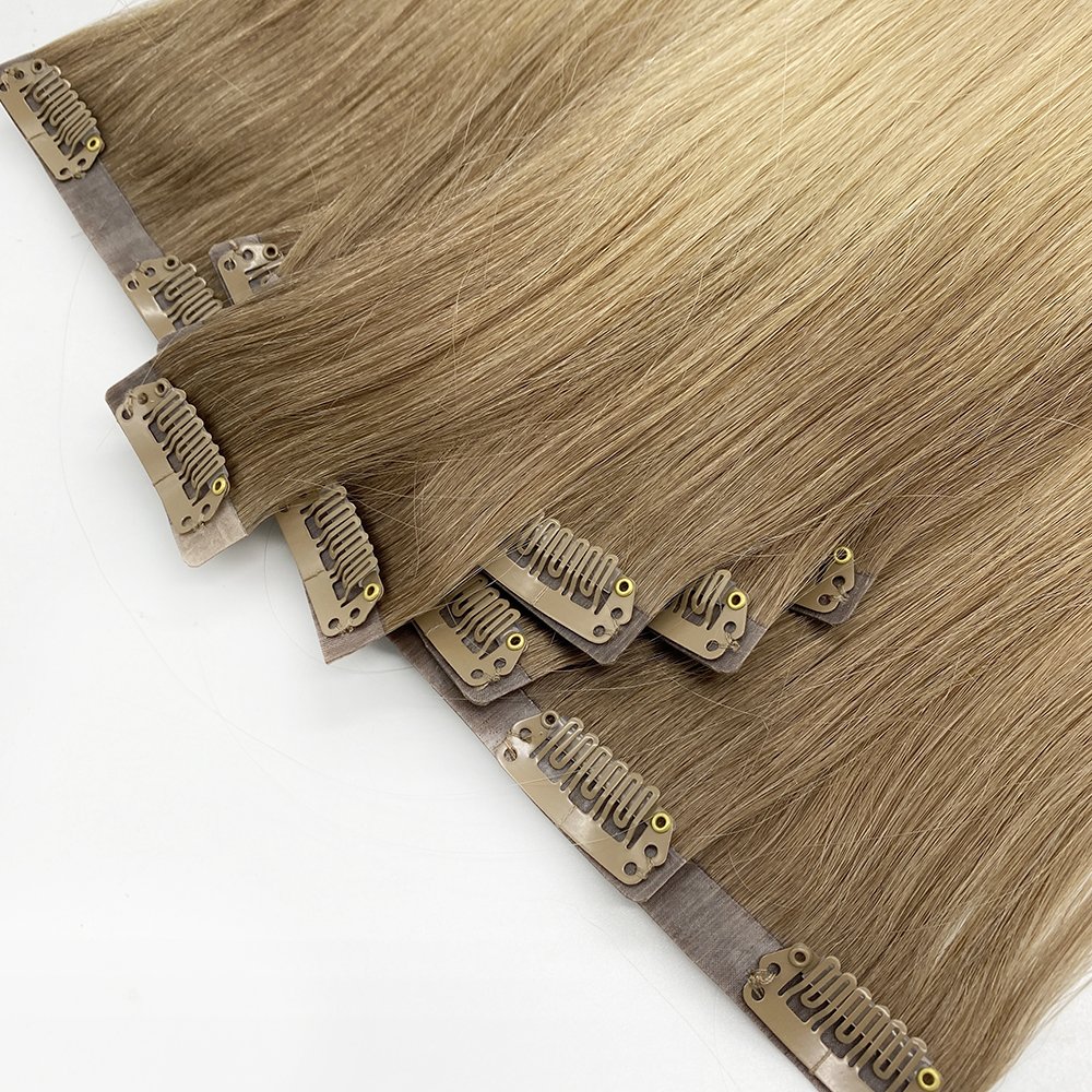New trend thin and comfortable clip-ins seamless clip in hair extensions 100% human hair