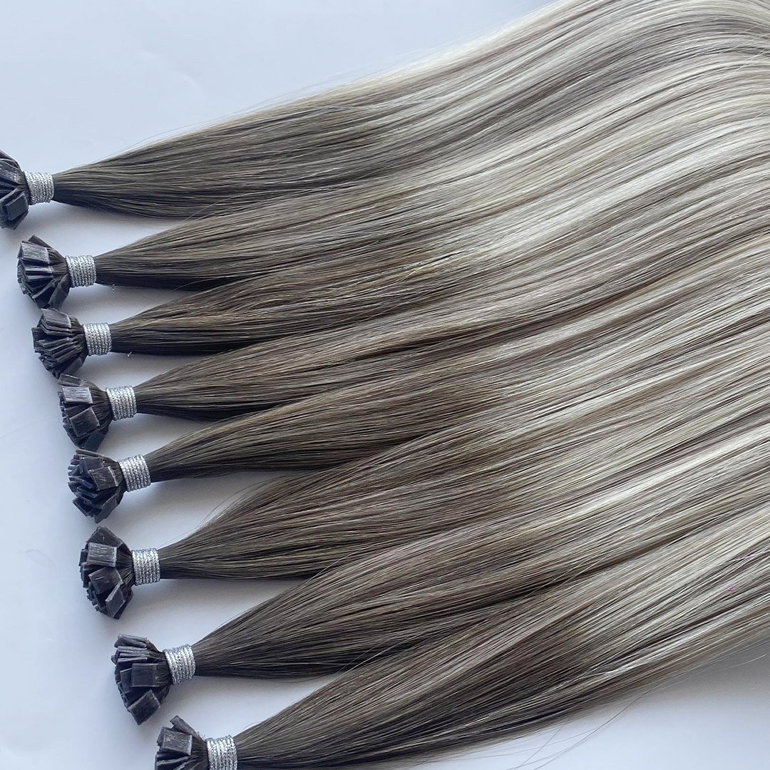 2024 hot selling double drawn straight flat u i tip prebonded remy human hair extensions