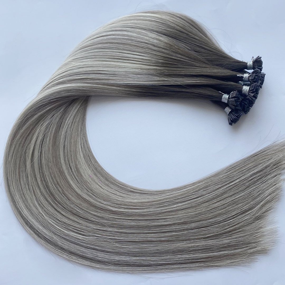 2024 hot selling double drawn straight flat u i tip prebonded remy human hair extensions