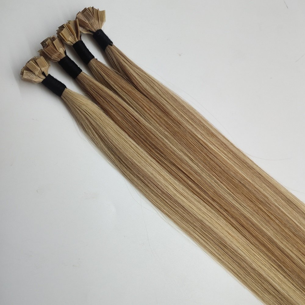 Juancheng Wholesale Factory Virgin Silky Straight Double Drawn Italian Keratin Glue Bond V Tip Human Hair Extension