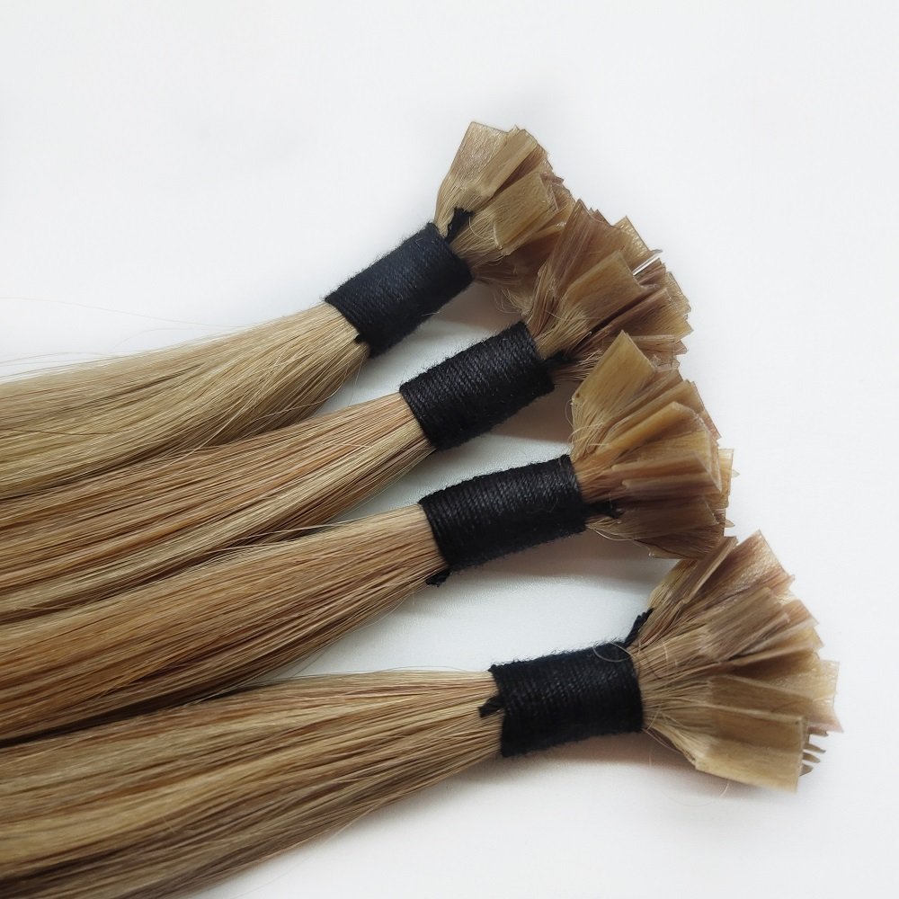 Juancheng Wholesale Factory Virgin Silky Straight Double Drawn Italian Keratin Glue Bond V Tip Human Hair Extension