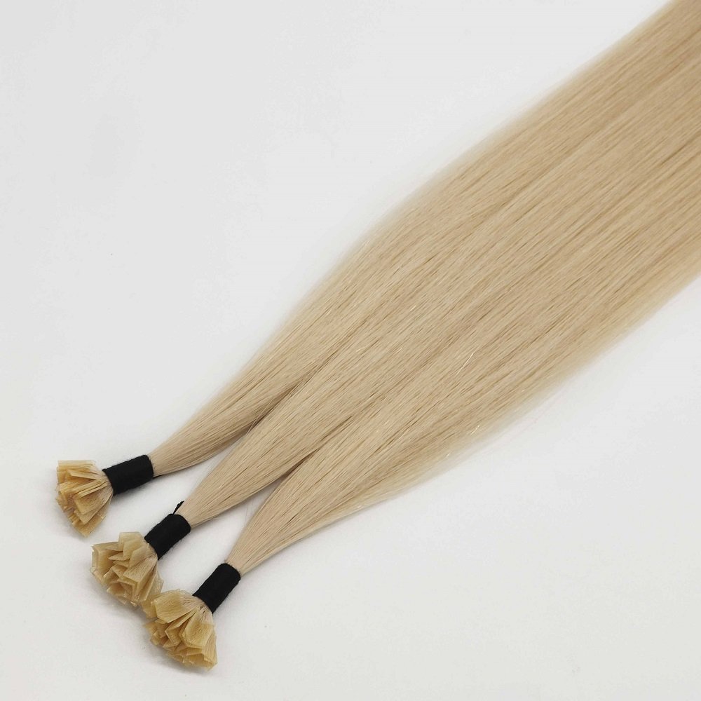 Juancheng Wholesale Factory Virgin Silky Straight Double Drawn Italian Keratin Glue Bond V Tip Human Hair Extension