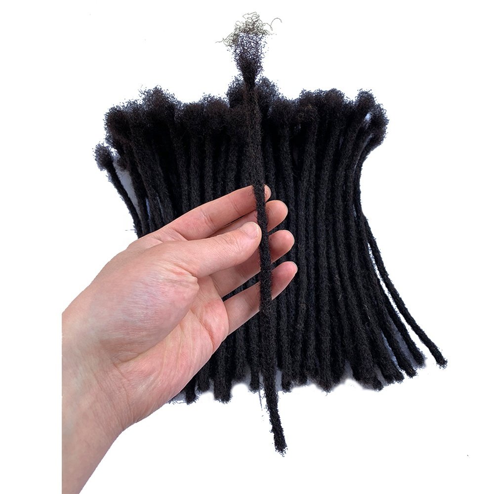 Human Hair Dreadlocks Extensions Full Handmade Locs Human Hair Extensions Long locs 24inches