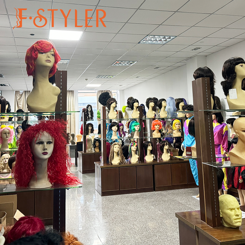 FSTYLER Premium Woman Daily Synthetic Hair Braiding Glueless Accessories Wholesale Bulk Sale Factory Customize Adjustable Wig