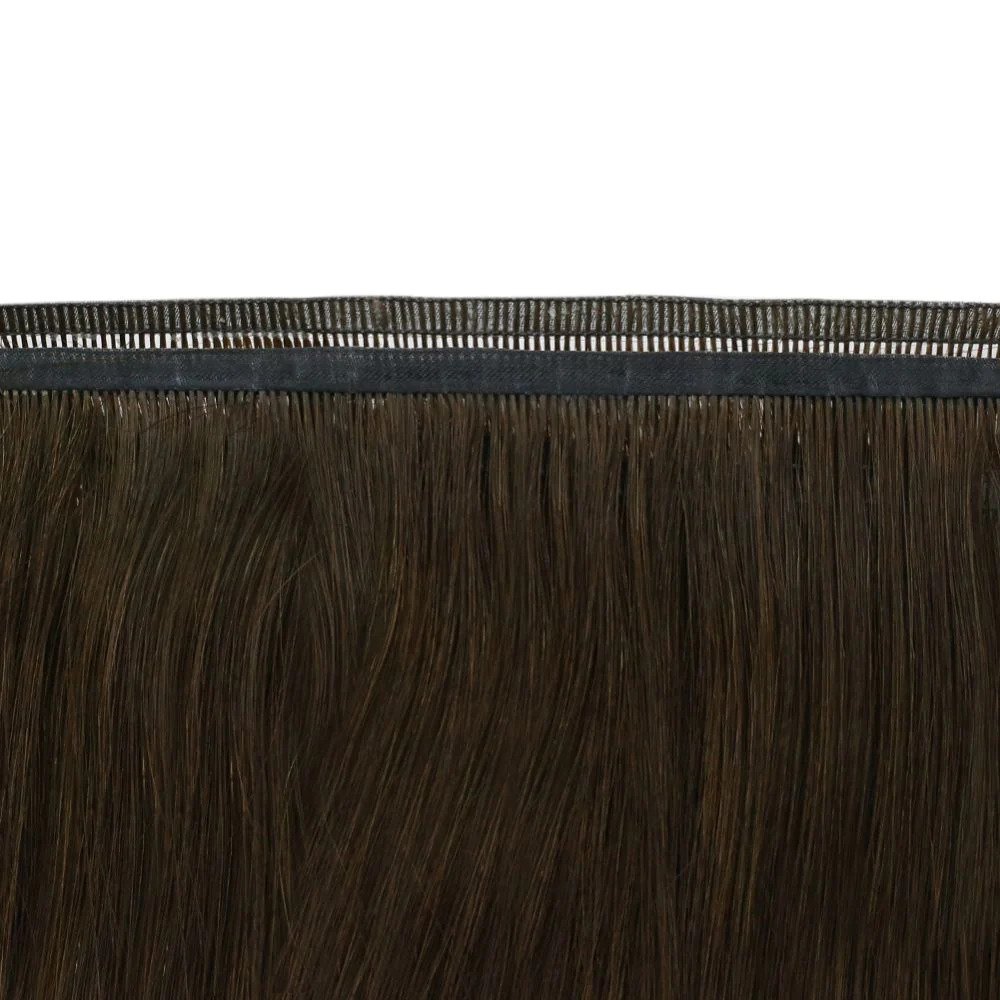 Fasimei 100% Russian Human Hair Smooth Natural Flat Weft Hair Extensions