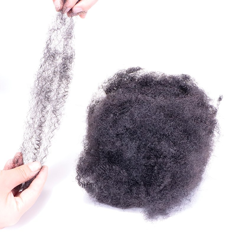 Cheveux humains afro crepus doux en vrac 4C Bulk Hair For Crochet Dreadlocks For Braiding