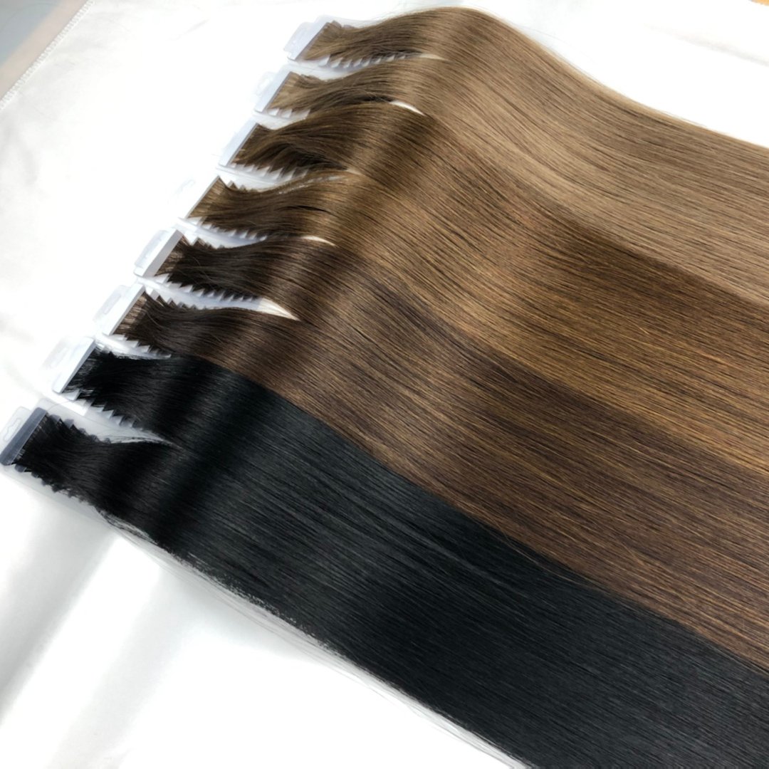 Ruikang Invisible Tape 12A virgin unprocessed hair 100%Human Virgin Hair