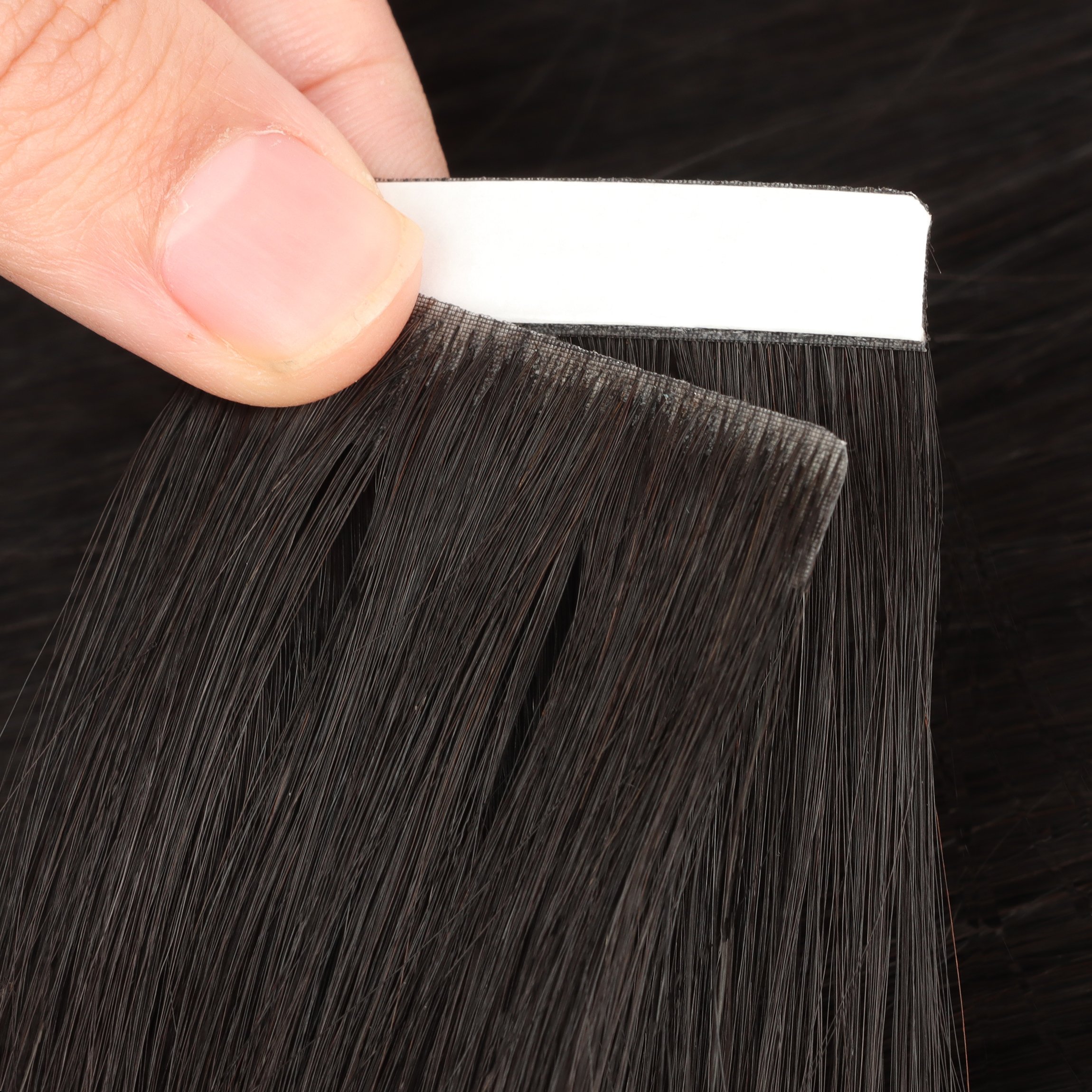 Factory Luxury 13A Virgin Cuticle Aligned injected Tape Human Hair Extensions Invisible Seamless Tape in Tape Hair Extension