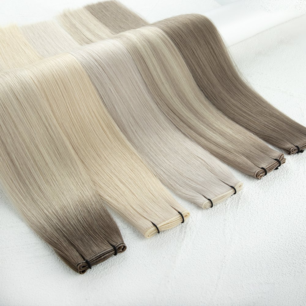 LeShine Hot Sale Genius Weft highlighted genius weft hair extensions human hair