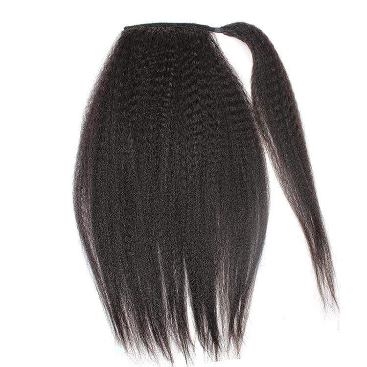 Wrap Around Ponytail 100% Virgin Human Hair Silky Straight Remy Vietnamese Human Hair extensions Clip Ponytails