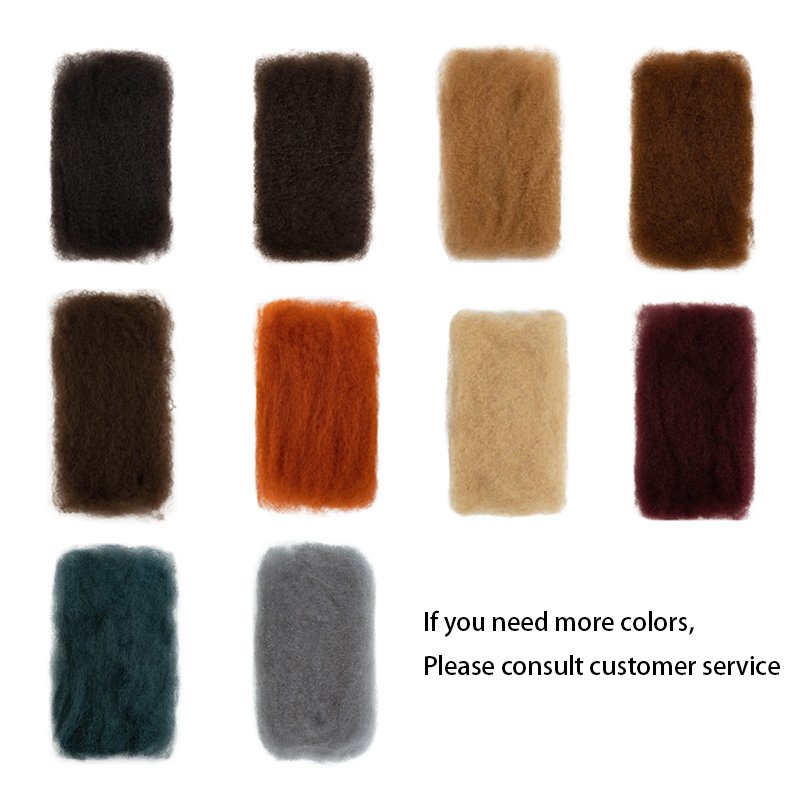 Wholesale 18inch(stretch) 50g Afro Kinkys Bulk hair soft high quality for women daily use Dreadlocks Braiding Hair Extensions