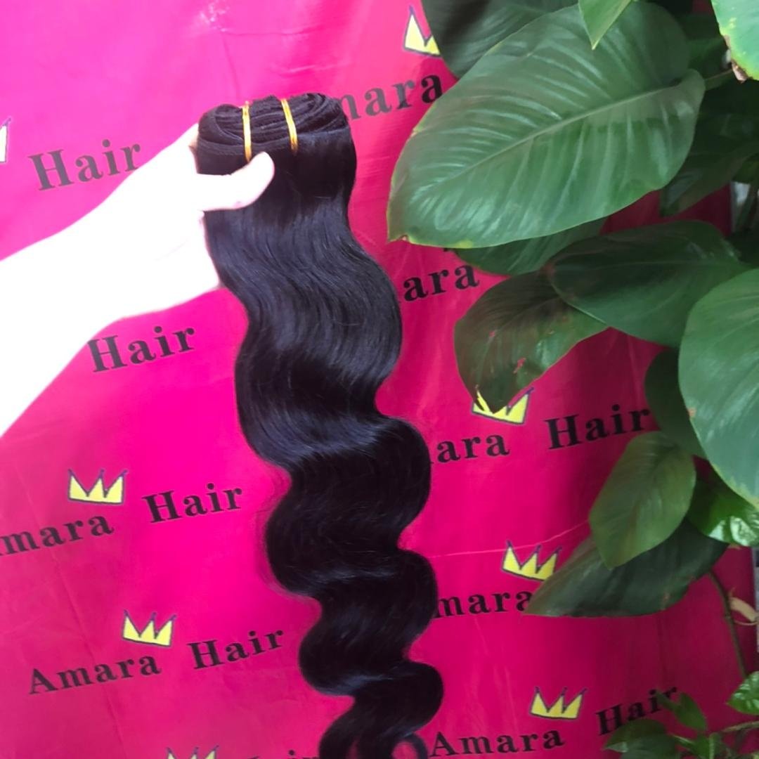 Amara Hot selling clip in hair extensions 100human hair wholesale remy hair extensions clip-in in stock