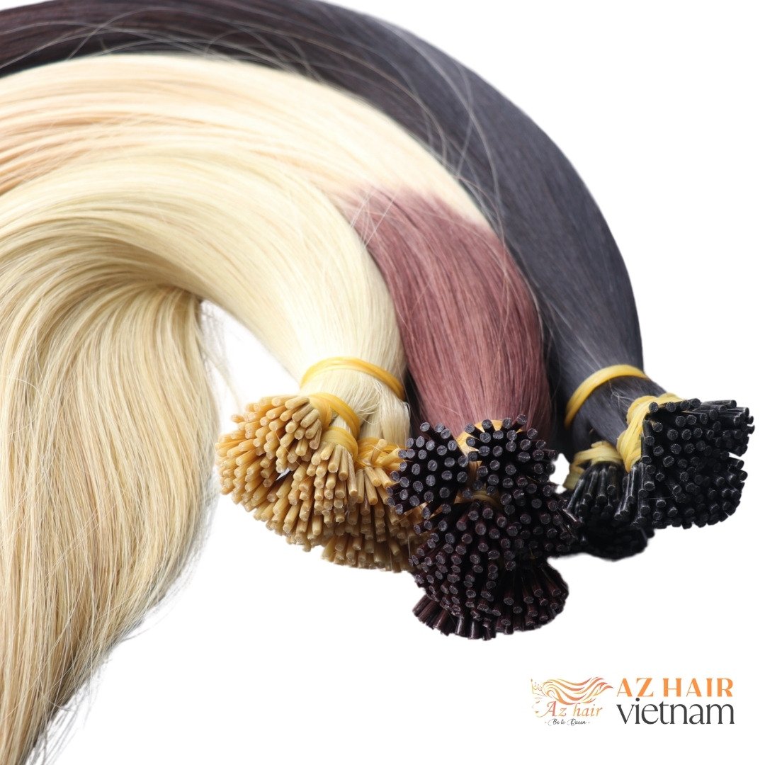 Wholesale Italian Keratin Glue Bond I tip Human Hair Extensions Double Drawn Full Length 6-34 inches