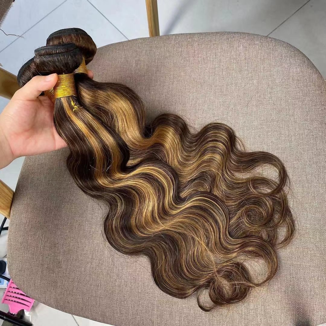 Wholesale 10A Unprocessed Virgin Raw Indian Hair Body Wave Bundles Human Hair Extensions from Vendor