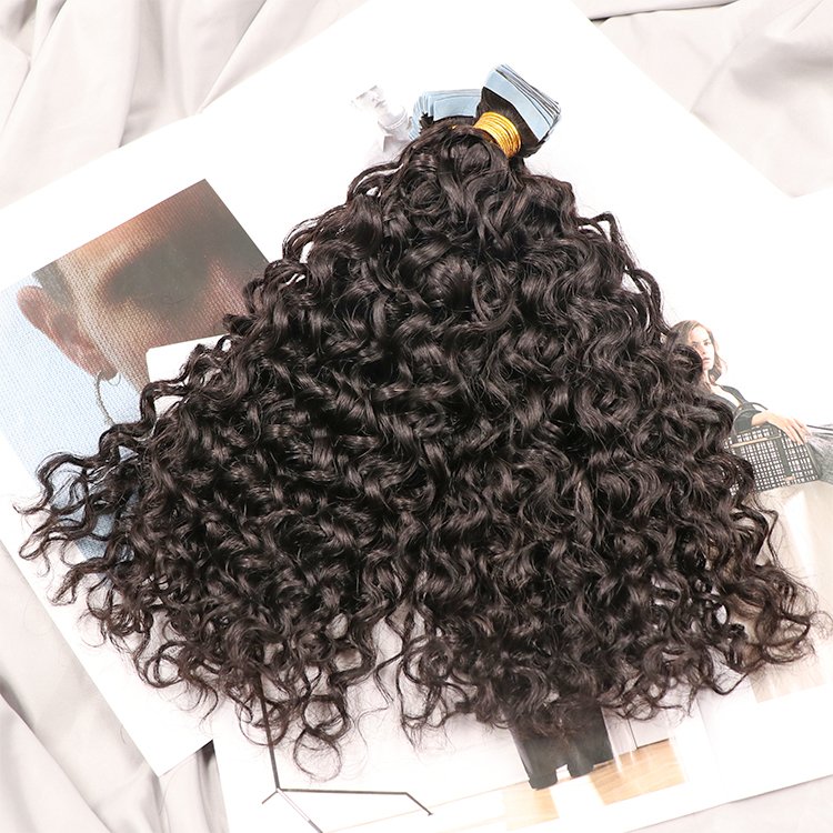 Cuticle Aligned Vrigin Human Hair Extension tape hair deep curly raw indian temple hair tape ins extensions