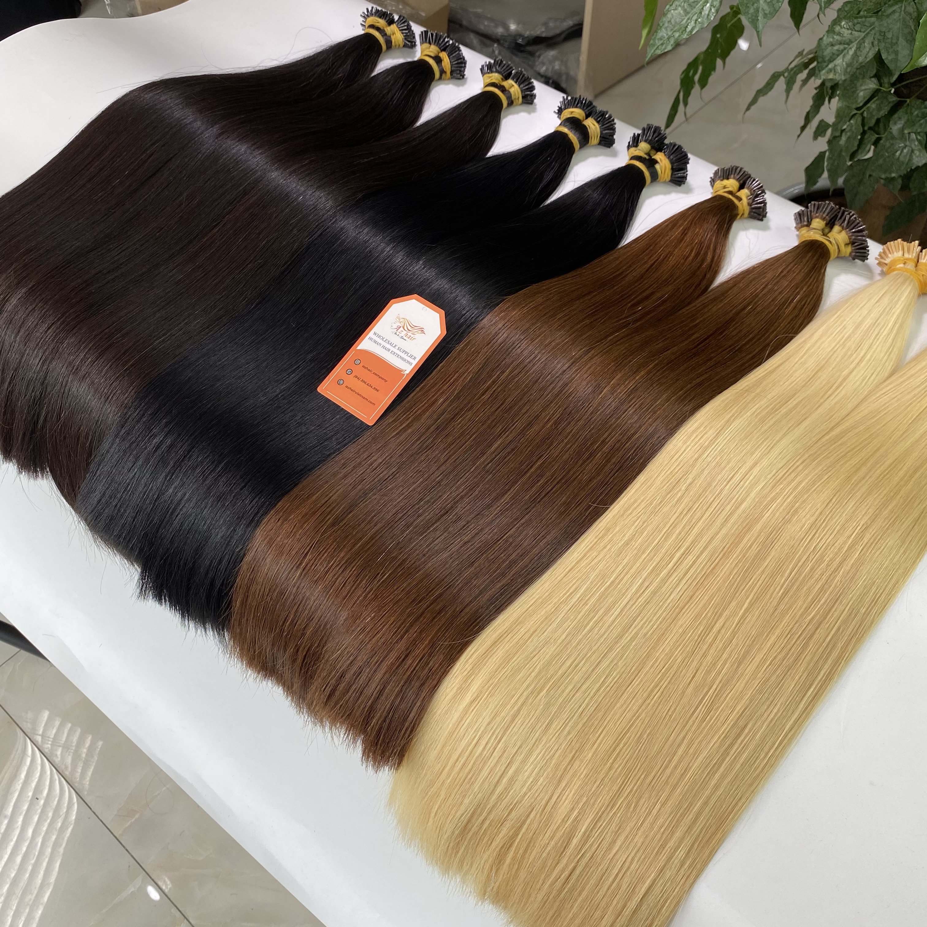 Top 12A Grade 100% Remy Hair Double Drawn I Tip Human Hair Extensions Customizable Orders Best Price