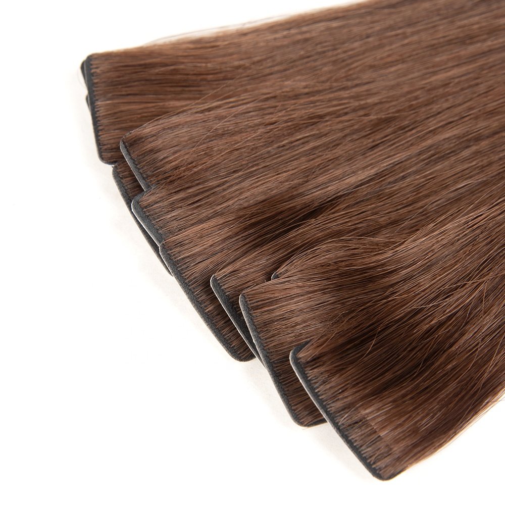 Hot Sell injected tape in hair extension invisible tape in extensions remy hair human hair extensions (light color) double weft