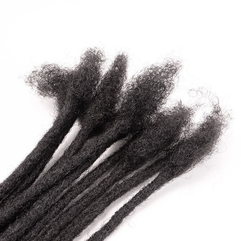 Handmade Crochet Dreadlocks Extension Cheveux naturel Afro Kinky Human Hair Extension Crochet Dreadlocks