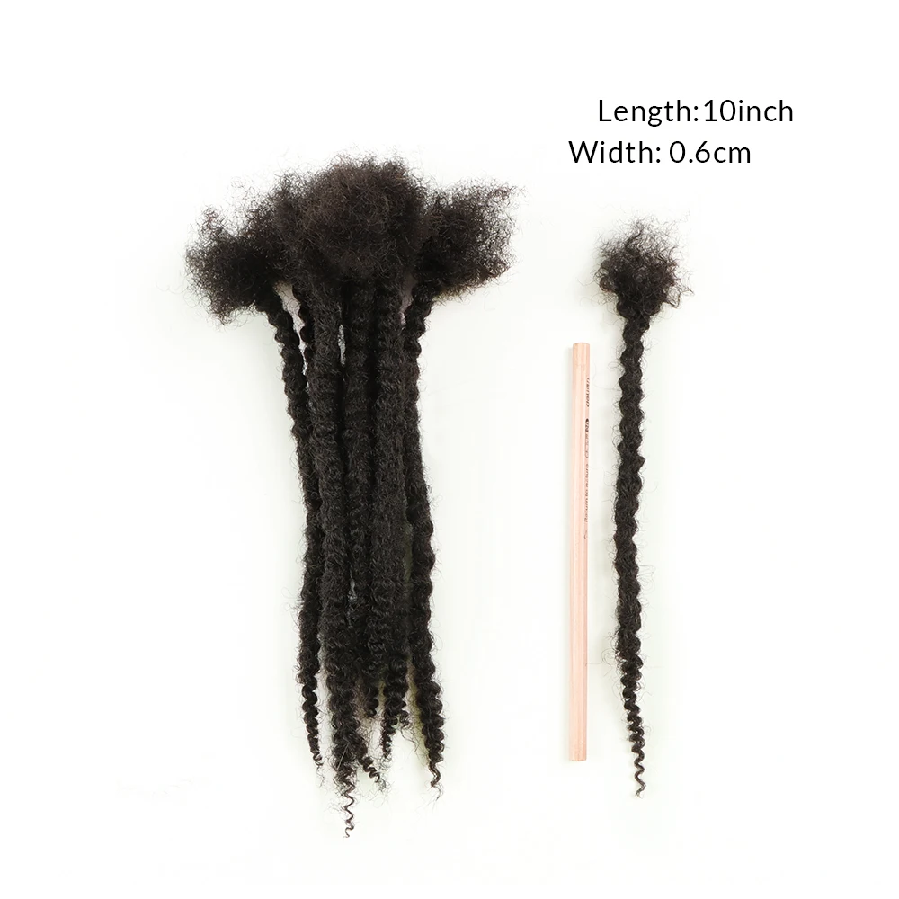 Orient Cheap Dreads Brazilian Remy Grade Human Hair Extensions Curly Ends Loc Dreadlocks Braiding Daring Hair Extensions