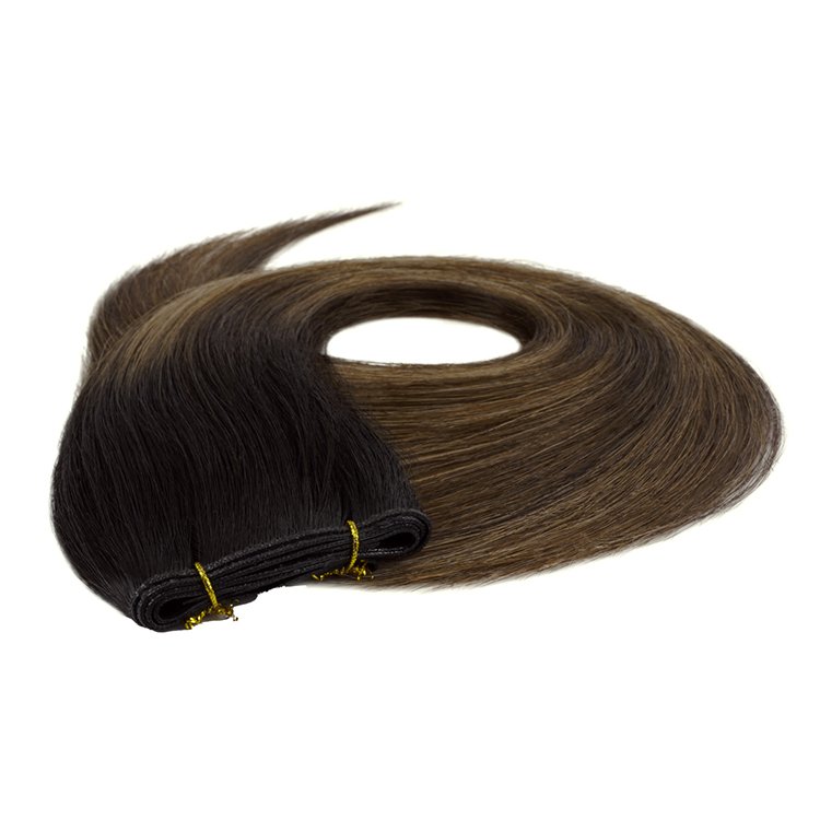 Vietnam Wholesale Natural Style Virgin Human Hair Extensions Color Double Drawn Human Hair Bundle Genius Weft