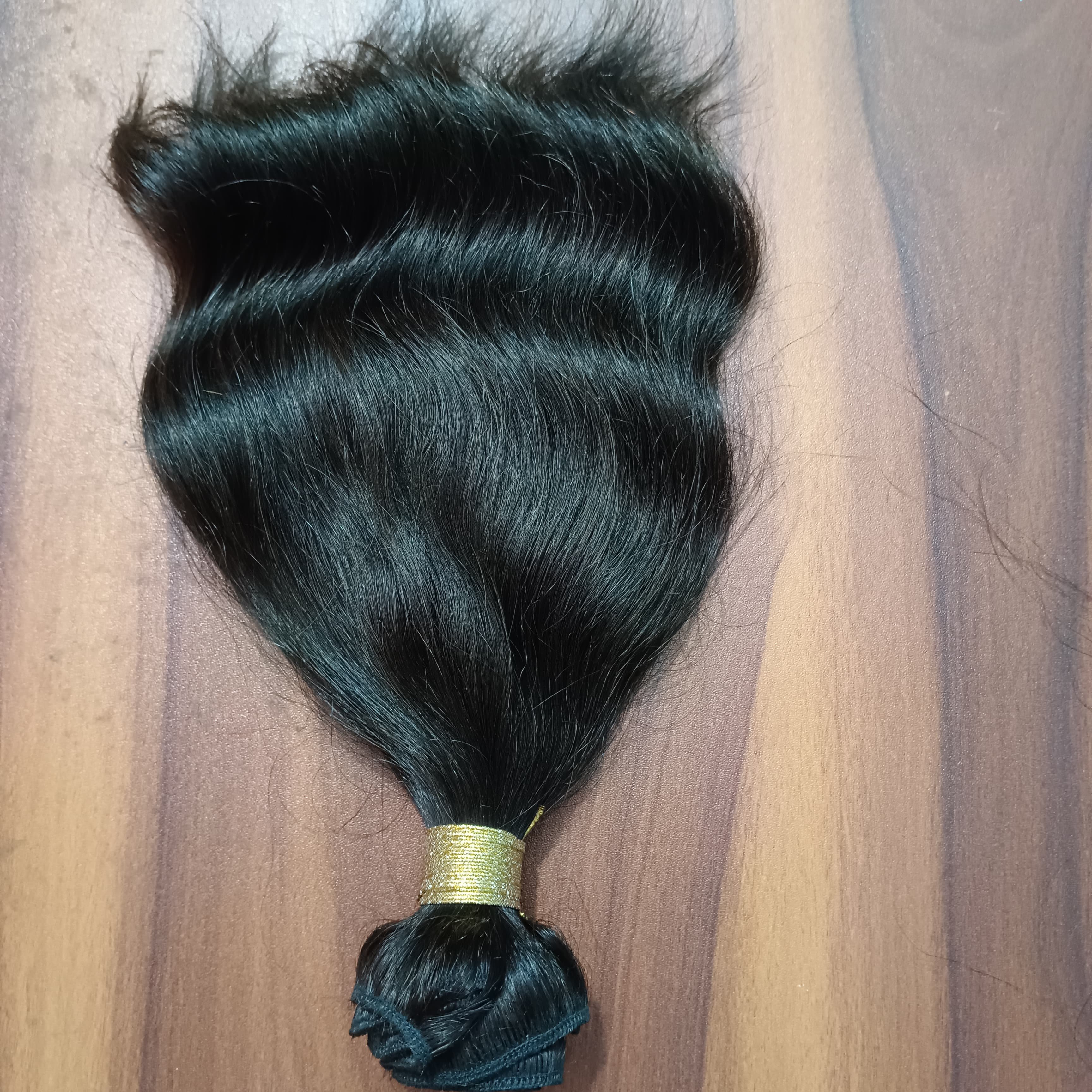 Directly India Hair Cheap Remy Virgin Human Hair Extensions 1 Pack Light Color Wave Yaki Fumi Weft Raw Natural Yaki Unprocessed
