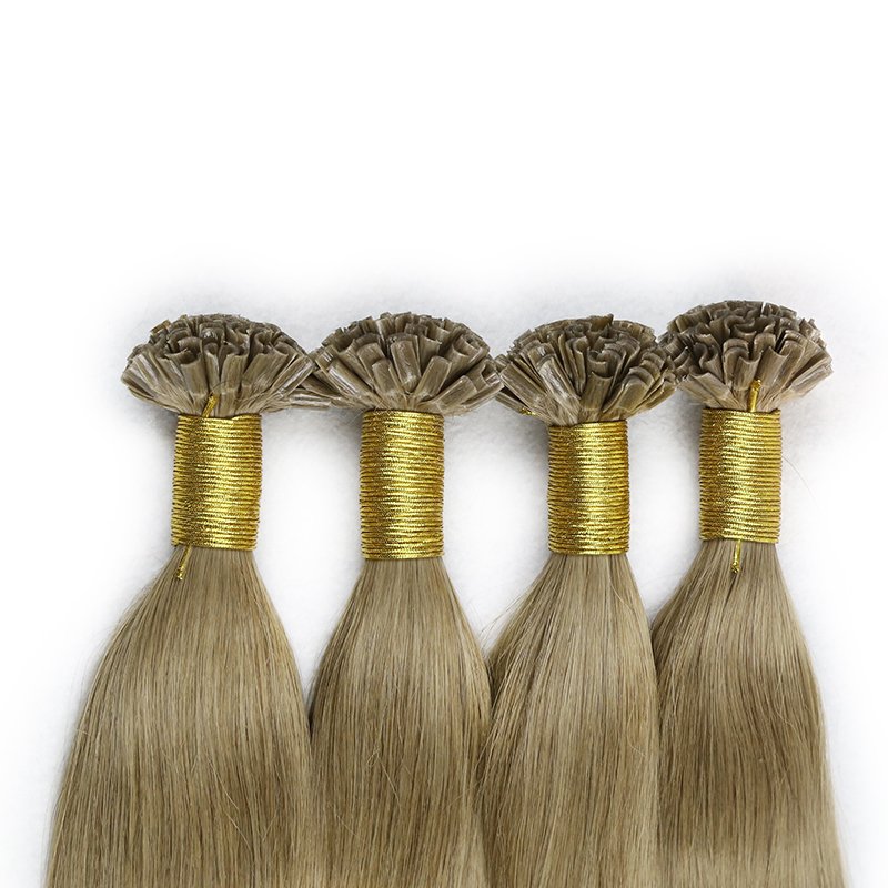 Wholesale European Nail Extension Hair Vendors Cabello Humano Pelucas Keratin U Tip Keratin Real Russian Human Hair Extensions