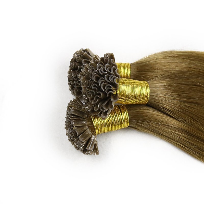 Wholesale European Nail Extension Hair Vendors Cabello Humano Pelucas Keratin U Tip Keratin Real Russian Human Hair Extensions