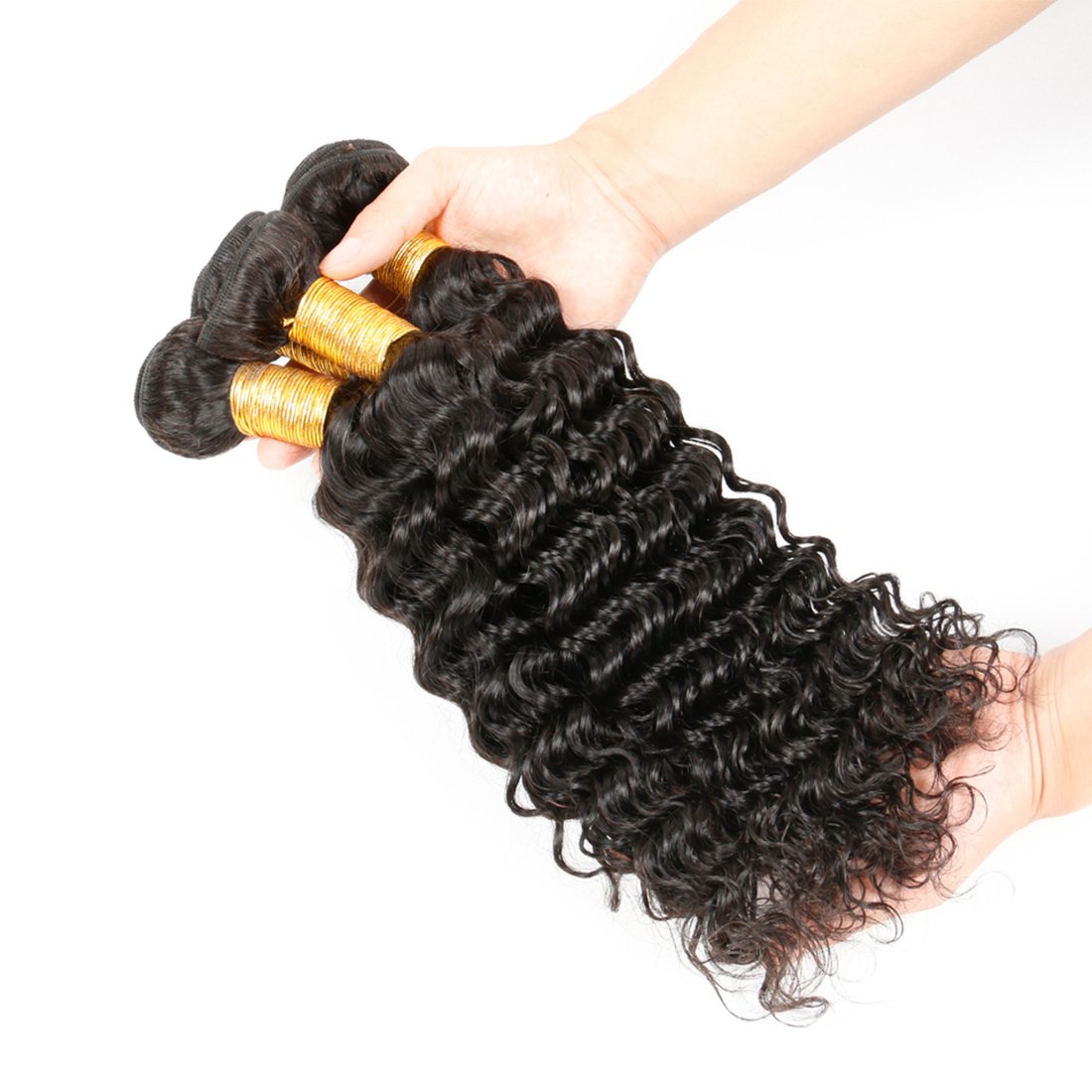 Big discount for sale deep wave mink virgin brazilian human hair extension bundles, cuticle aligned human hair weave vendors