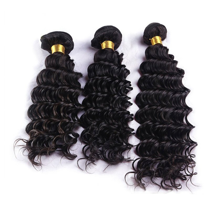 Big discount for sale deep wave mink virgin brazilian human hair extension bundles, cuticle aligned human hair weave vendors