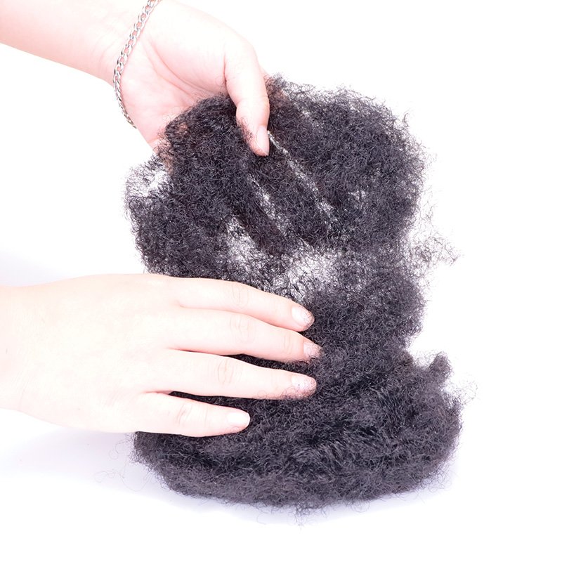 Cheap Human Hair Extension Dreadlocks Crochet Hair Bulk Kinky Curly Hair For Crochet Dreadlocks