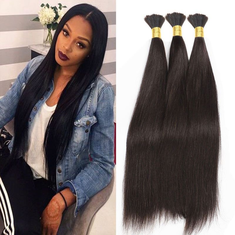 Bulk Human hair Brazilian Cuticle aligned Human Hair Extensions Spanish Curl Bulk Hair Extensions For Black Women Wholesale