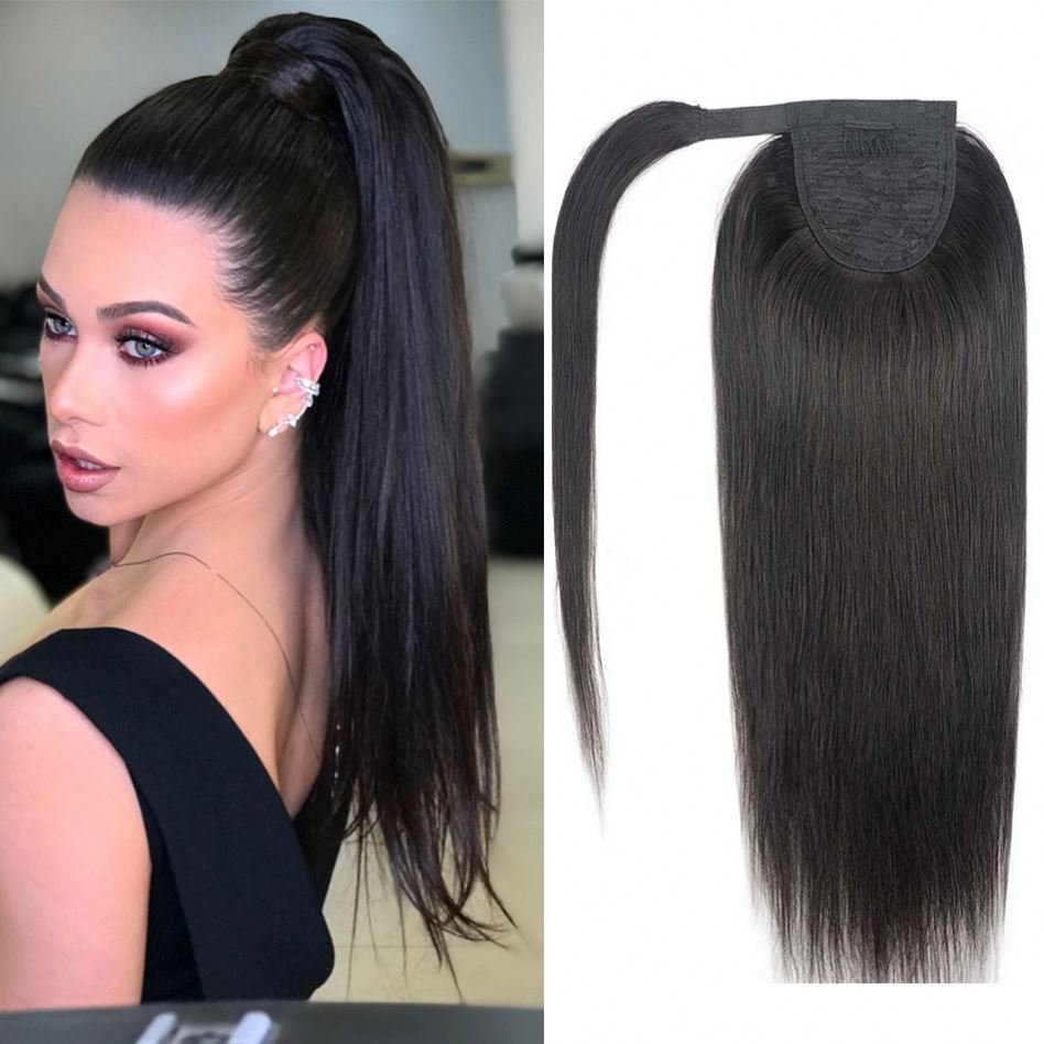 Brazilian Ponytail Hair Extensions Human Hair Ponytail Extension Remy Human Hair Ponytails