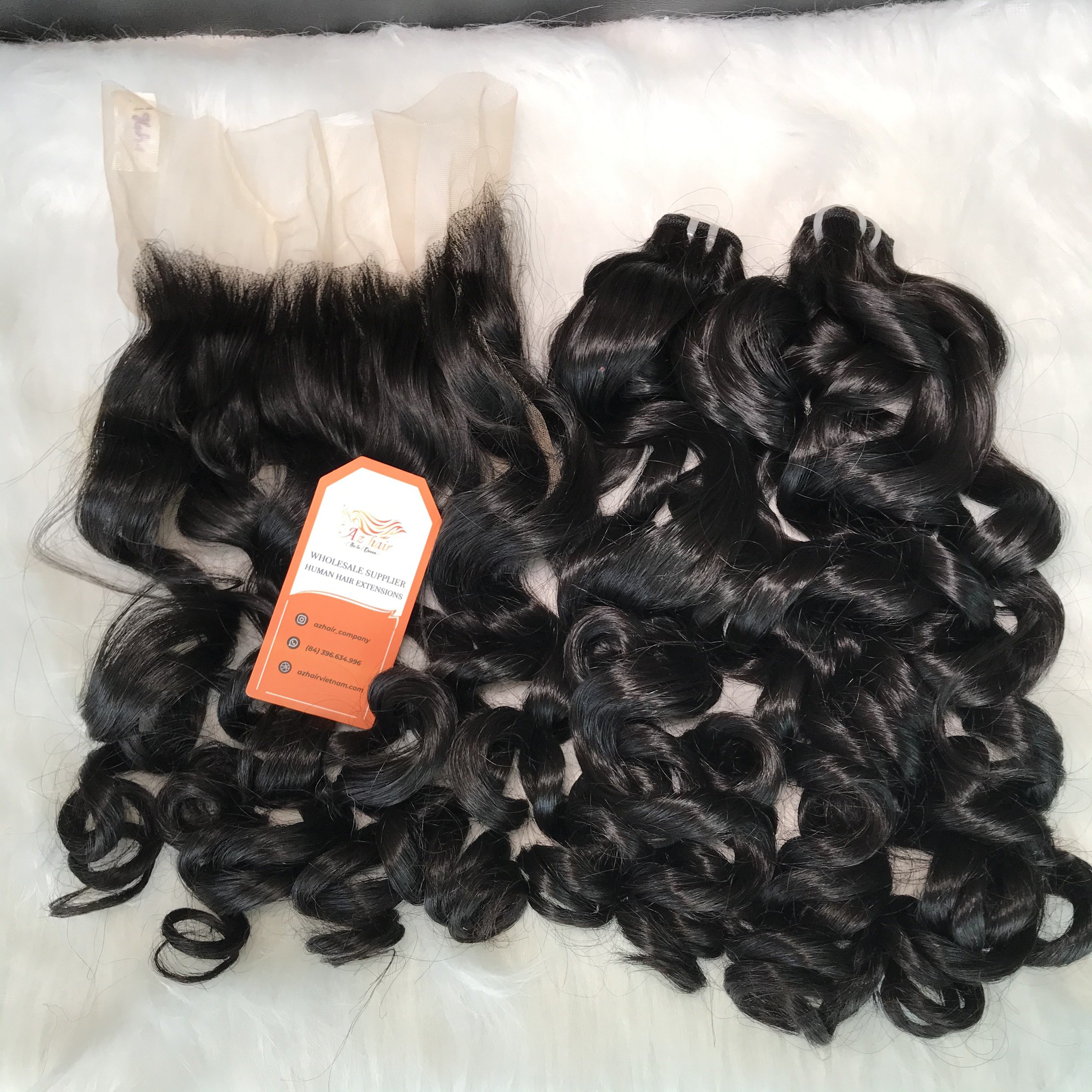Grade 12A Wholesale Vietnamese Human Hair Weave Bundles Ocean Wave Dancing Curly Weft Hair Extensions For Women