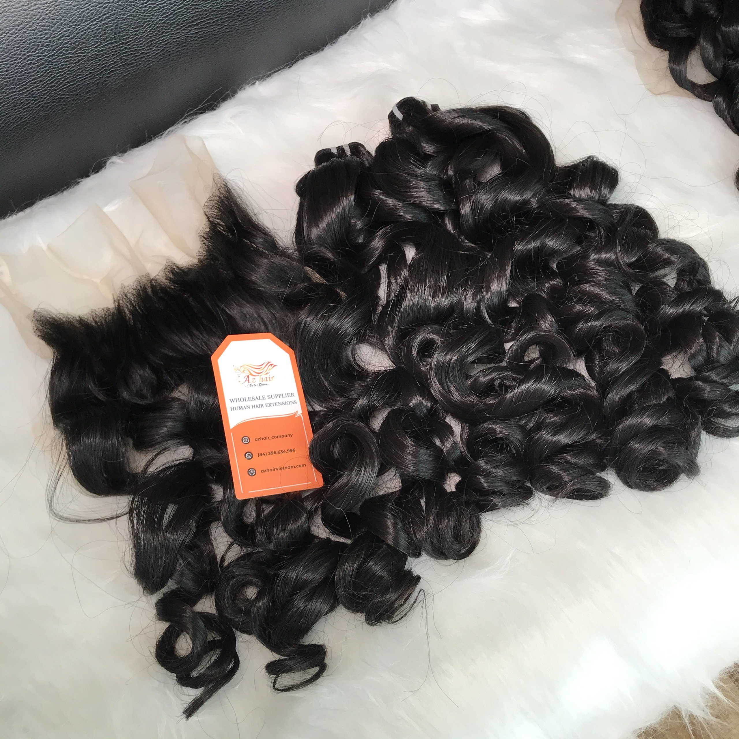 Grade 12A Wholesale Vietnamese Human Hair Weave Bundles Ocean Wave Dancing Curly Weft Hair Extensions For Women