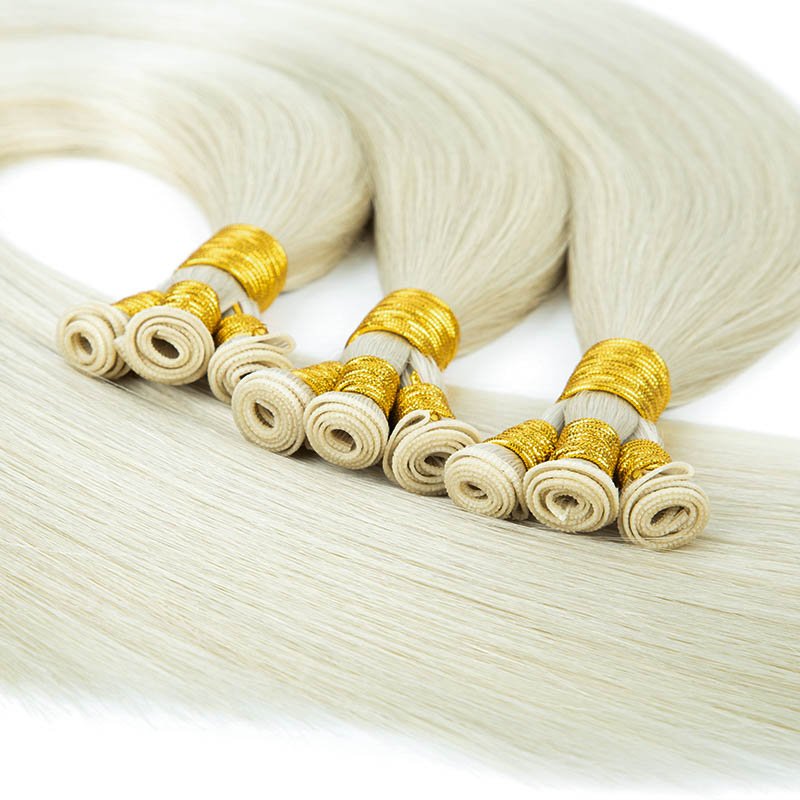 Hot Selling Genius Weft 100% Remy Cuticle aglined Russian Hair Can be cut Genius weft hair extensions