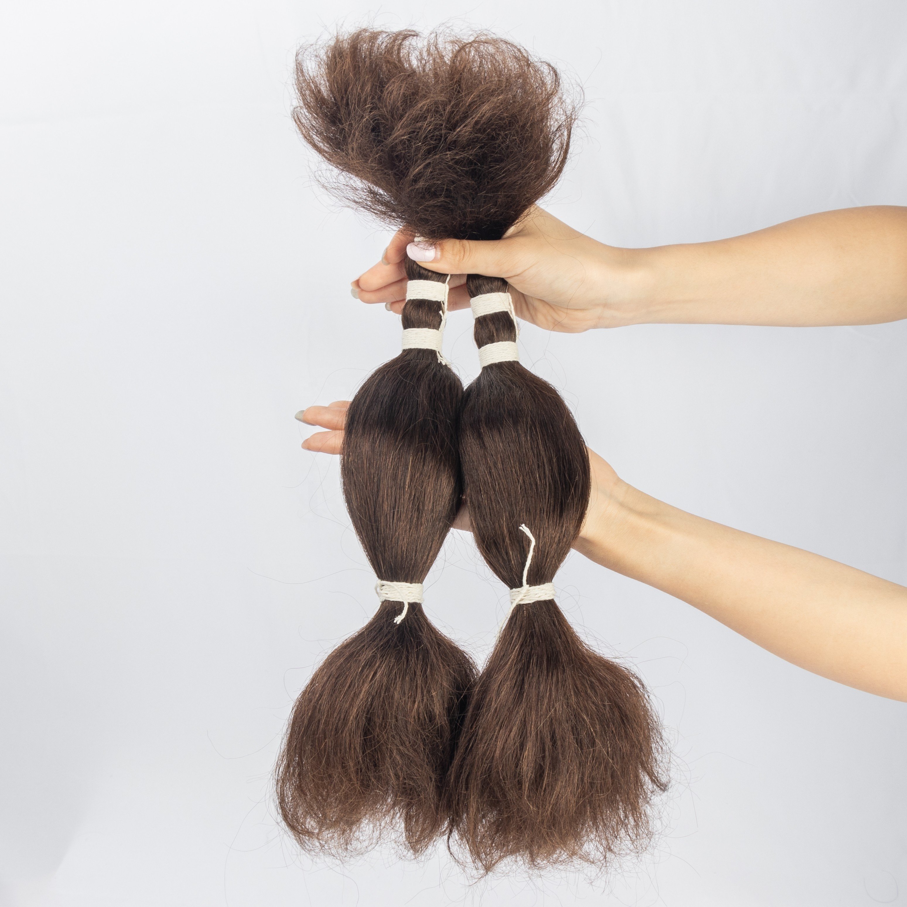 Hot Selling Boho Braids Human Hair Extensions 100g Wet and Wavy Bulk Braiding Hair No Weft