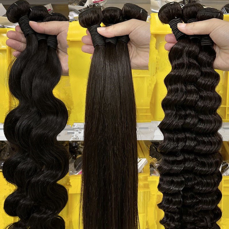 Wholesale Raw Brazilian Hair Bundle Vendor,Raw Virgin Cuticle Aligned Hair Bundles Weave,10A 11A 12A Cheap Human Hair Extension