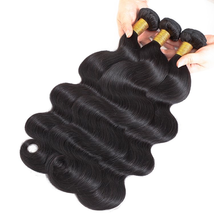 Top Grade 100% Virgin Human Hair Bundle, Free Sample Virgin Unprocessed Hair, Wholesale Double Drawn Human Hair Extensions