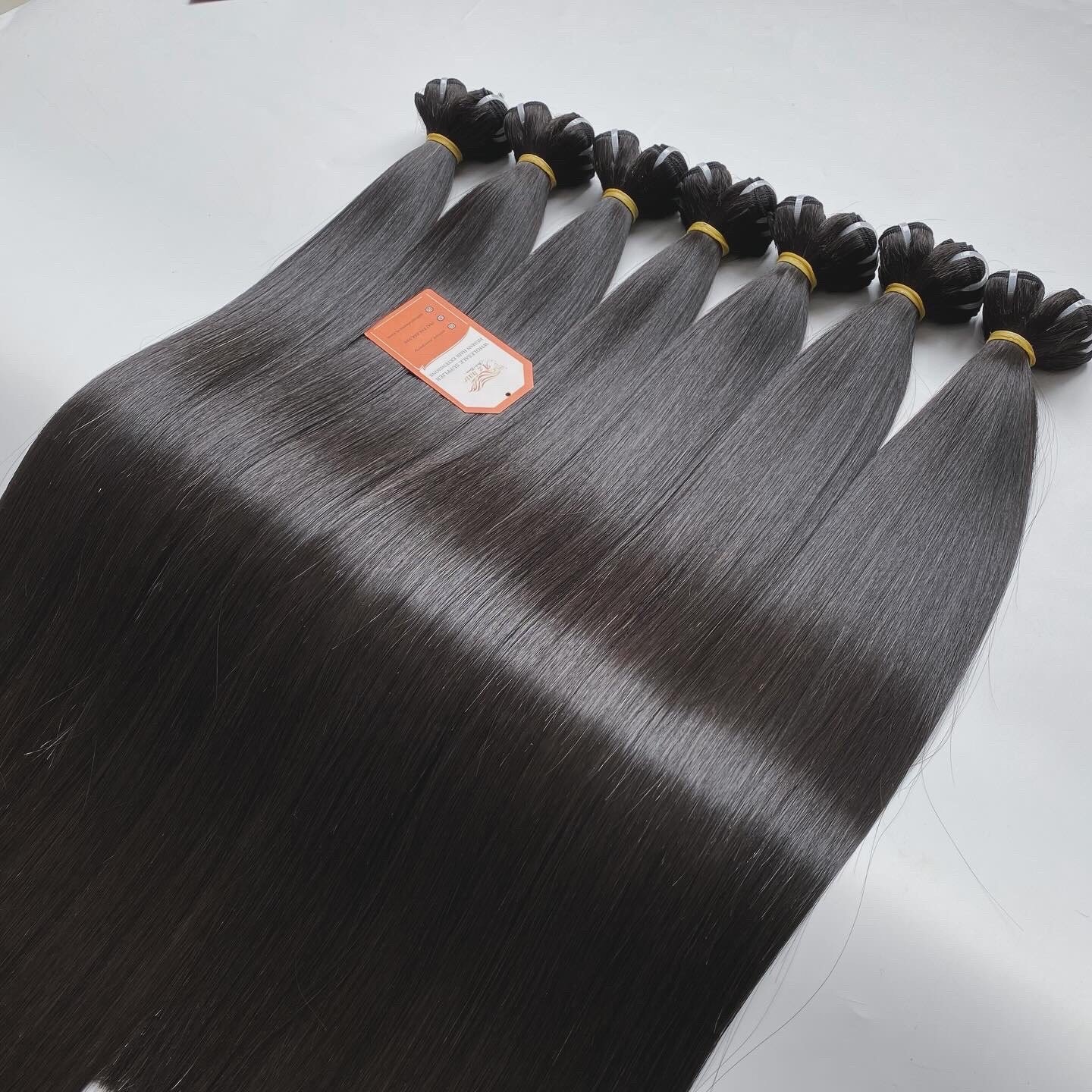 Wholesale Double Drawn Viet Nam Raw Virgin Remy Human Hair Extensions Weft Hair Bundles For All Color With Price Factory