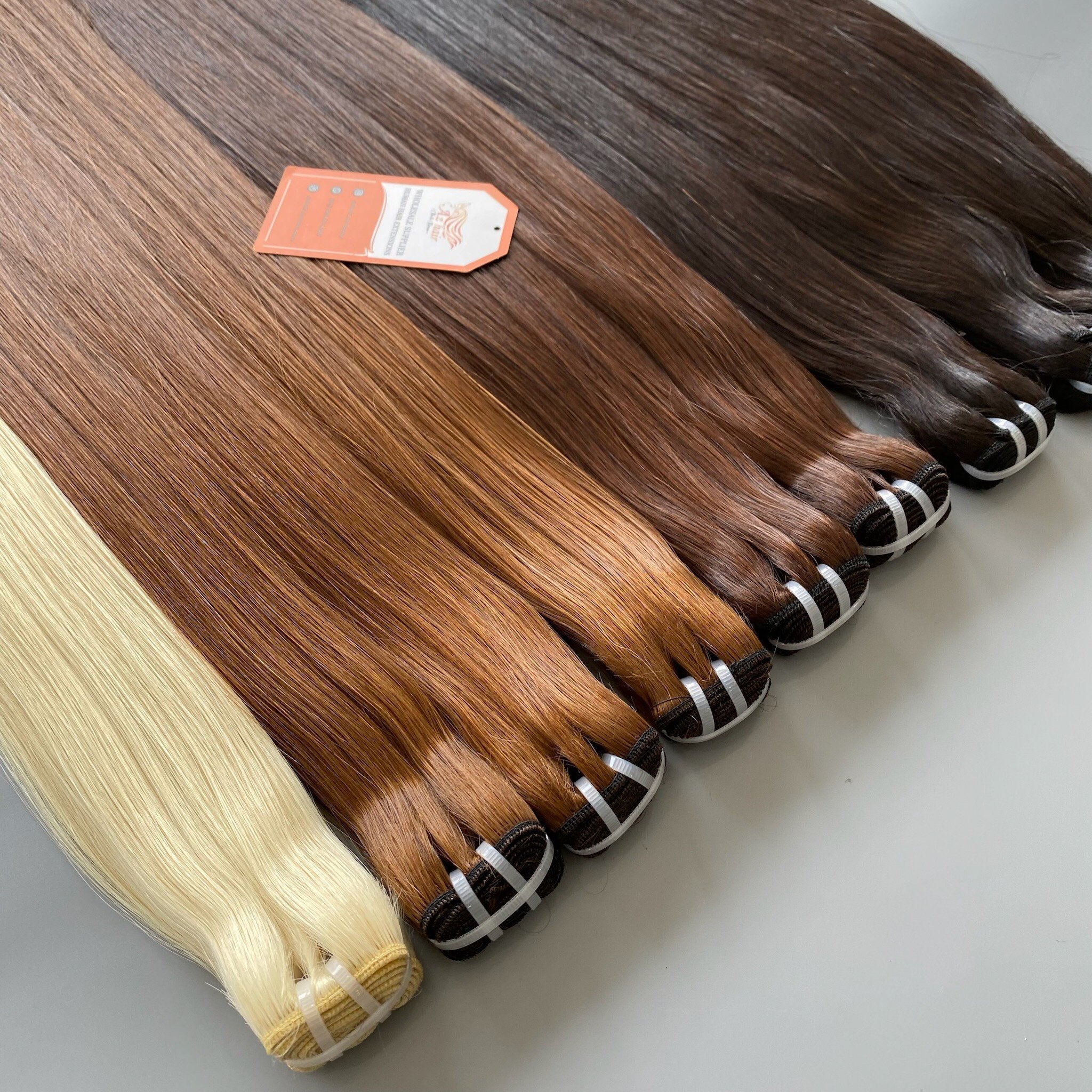 High Quality Weft Hair Customized Color No Tangle Raw Vietnamese Hair Wholesale Price