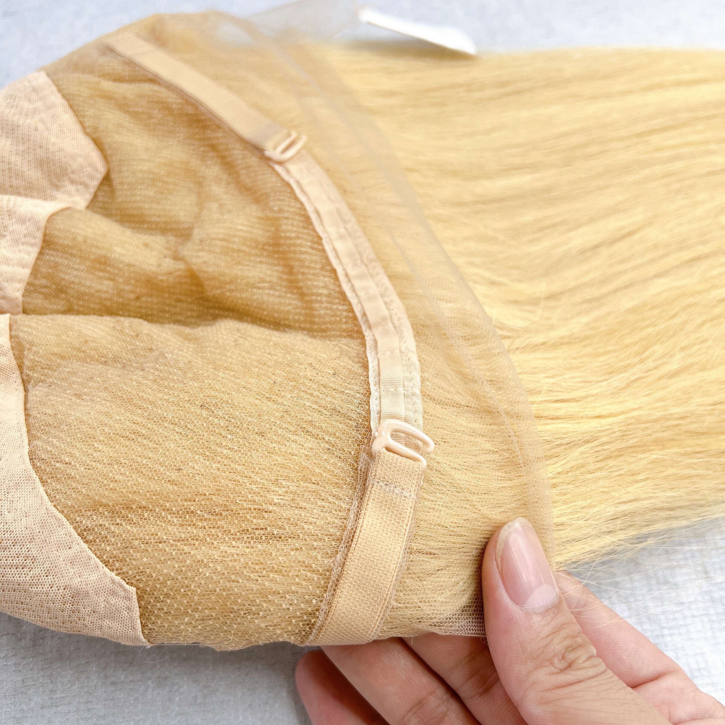 613 Texture Blonde Straight Real Human Hair Extensions From Vietnamese Vendor Stylist Make Wigs With Lace Closure Frontal