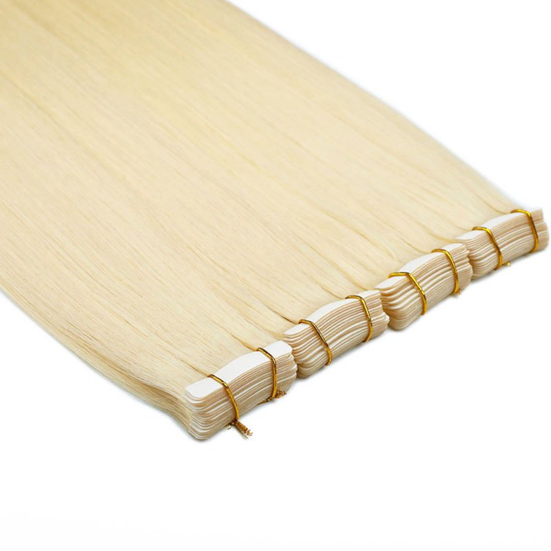 High Quality 100% European Skin Weft Tape In Hair Extension Remy Russian Tape Human Hair Extension
