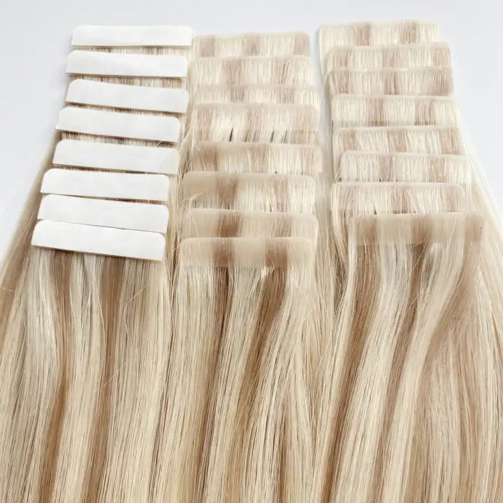 virginhair Slavic Hair Double Drawn Invisible Slim Skin Pu Seamless Russian Tape In Human Hair Extension