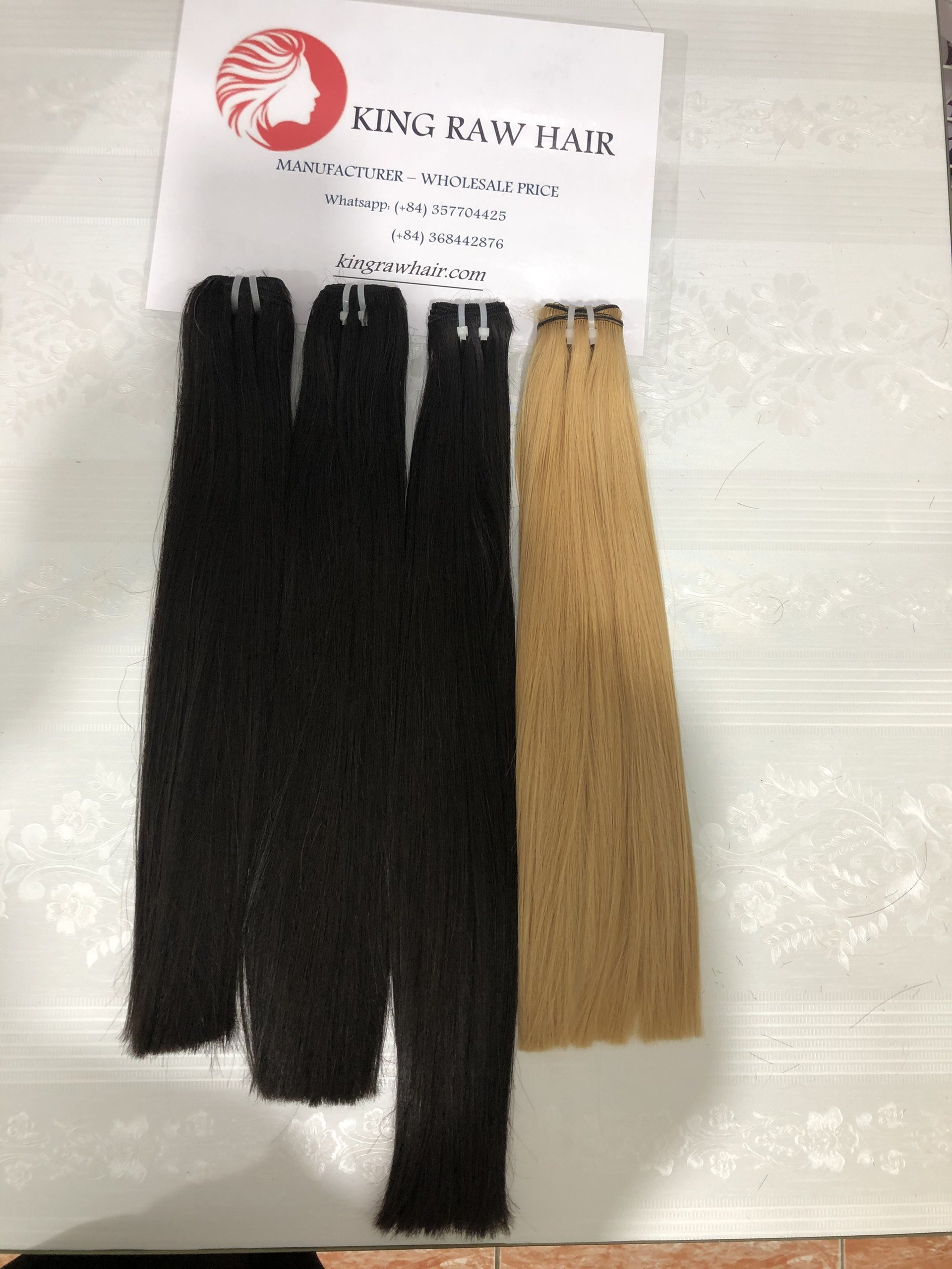 BEST PRICE WITH HIGH QUALITY SUPER DOUBLE DRAWN STRAIGHT HUMAN HAIR EXTENSIONS MADE IN VIETNAM