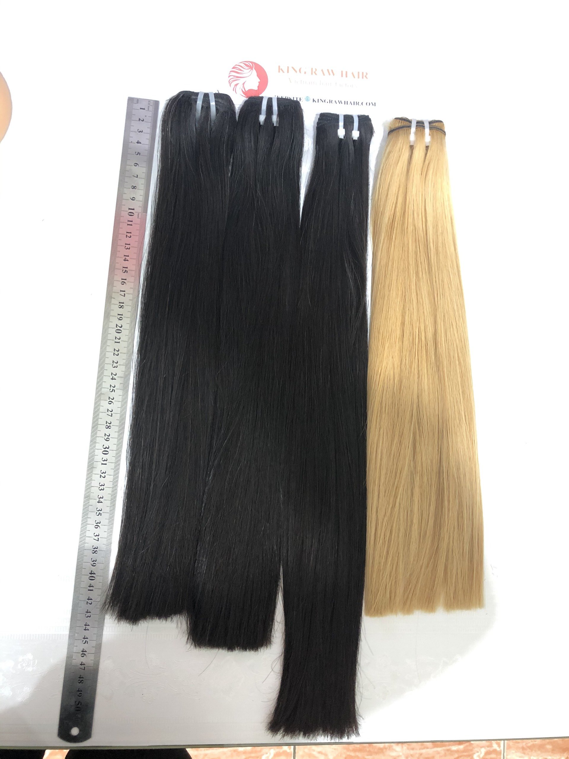 BEST PRICE WITH HIGH QUALITY SUPER DOUBLE DRAWN STRAIGHT HUMAN HAIR EXTENSIONS MADE IN VIETNAM